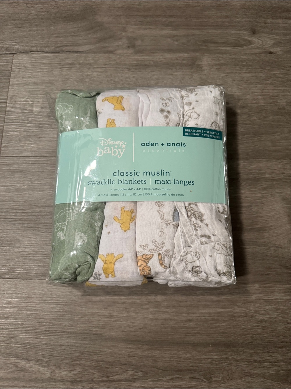 Winnie + Friends 4-Pack Disney Baby Swaddleplus - Picture 1 of 4